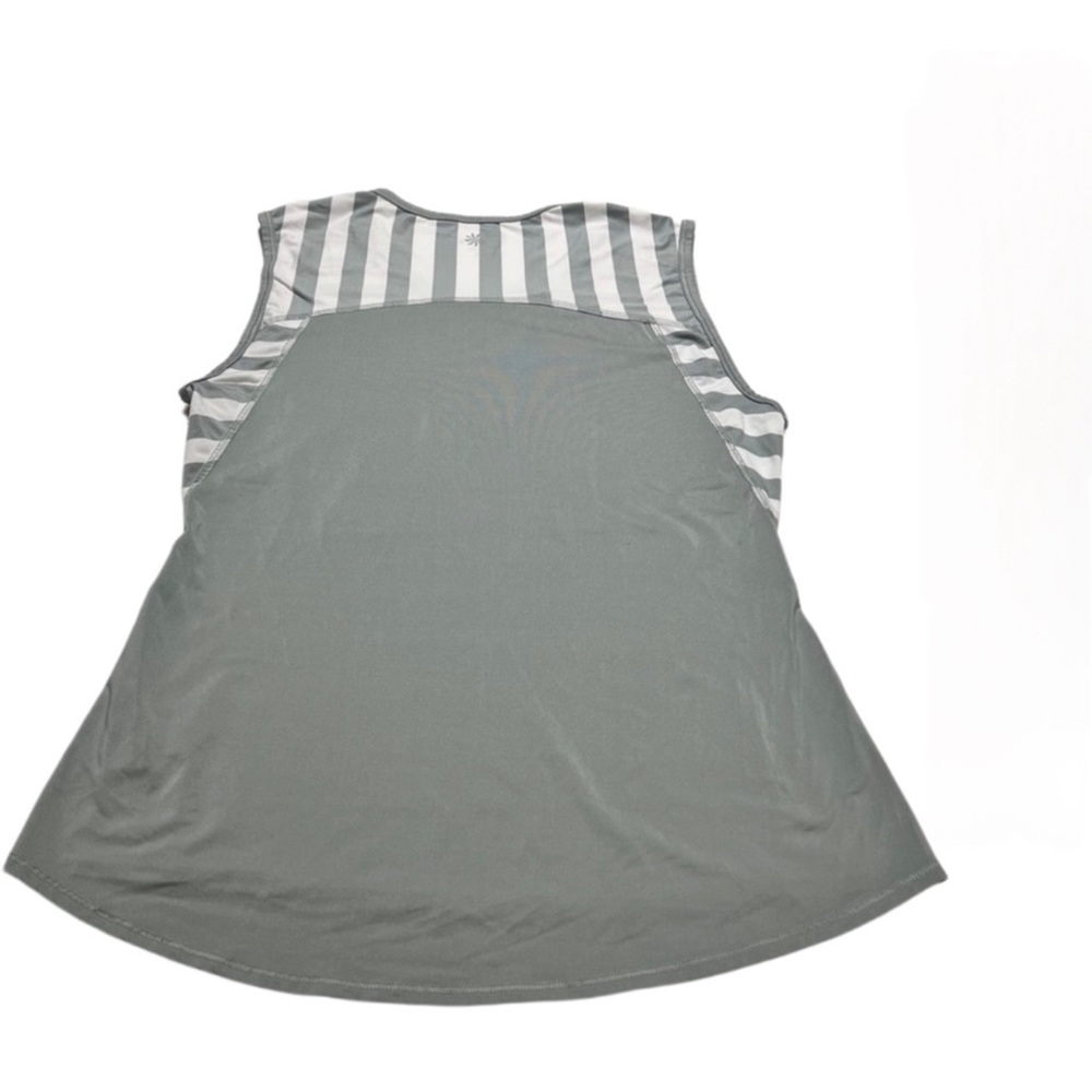 ATHLETA Active Tank in Gray and White Stripes! - Picture 3 of 6